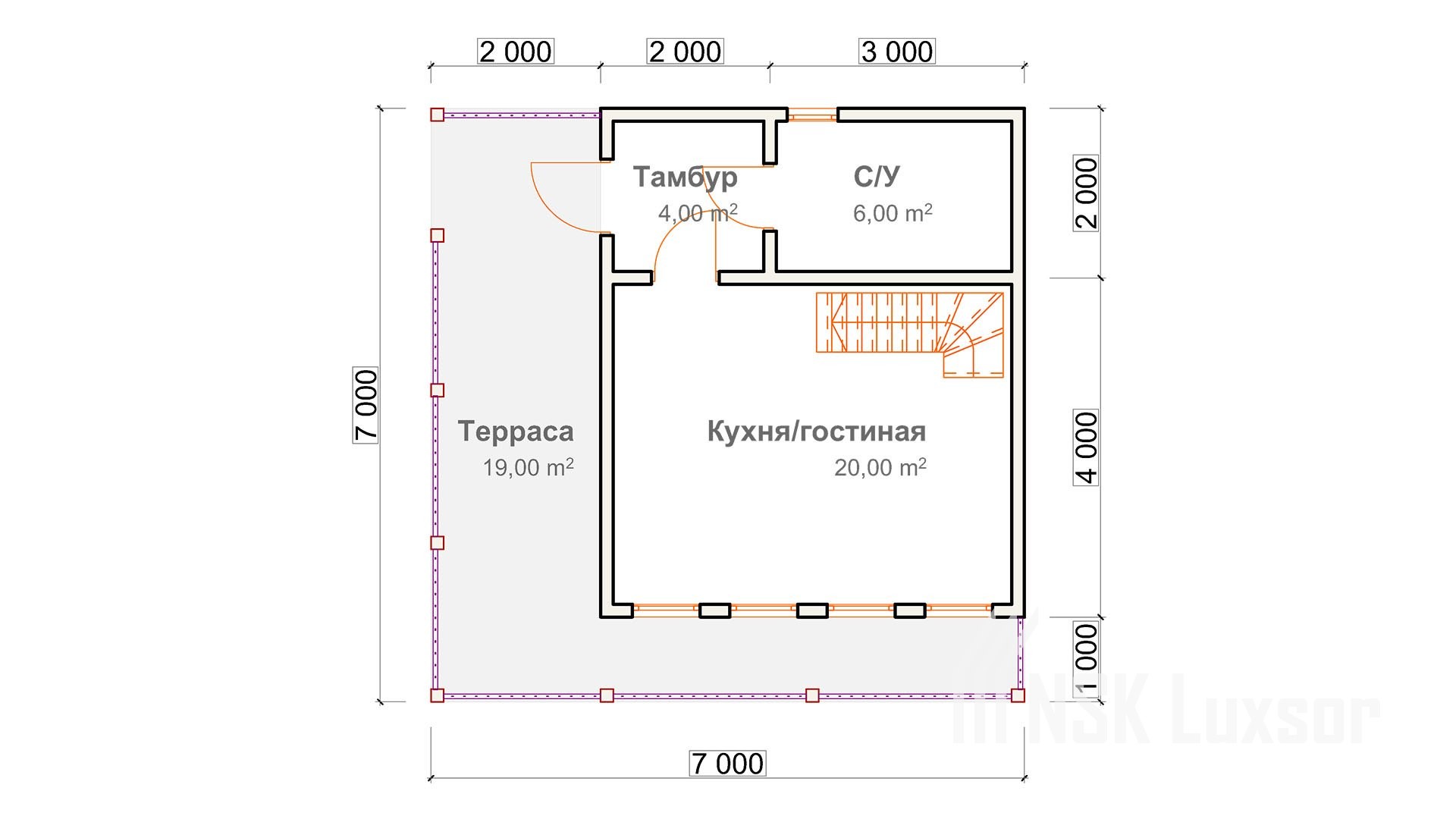 Каркасный дом «К–67»